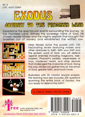 Exodus - Journey to the Promised Land (USA) (v4.0) (Unl) box cover back